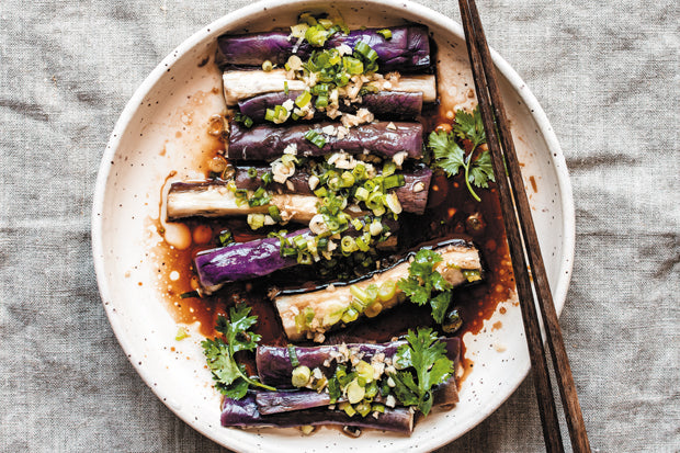 Seasoned Steamed Eggplant