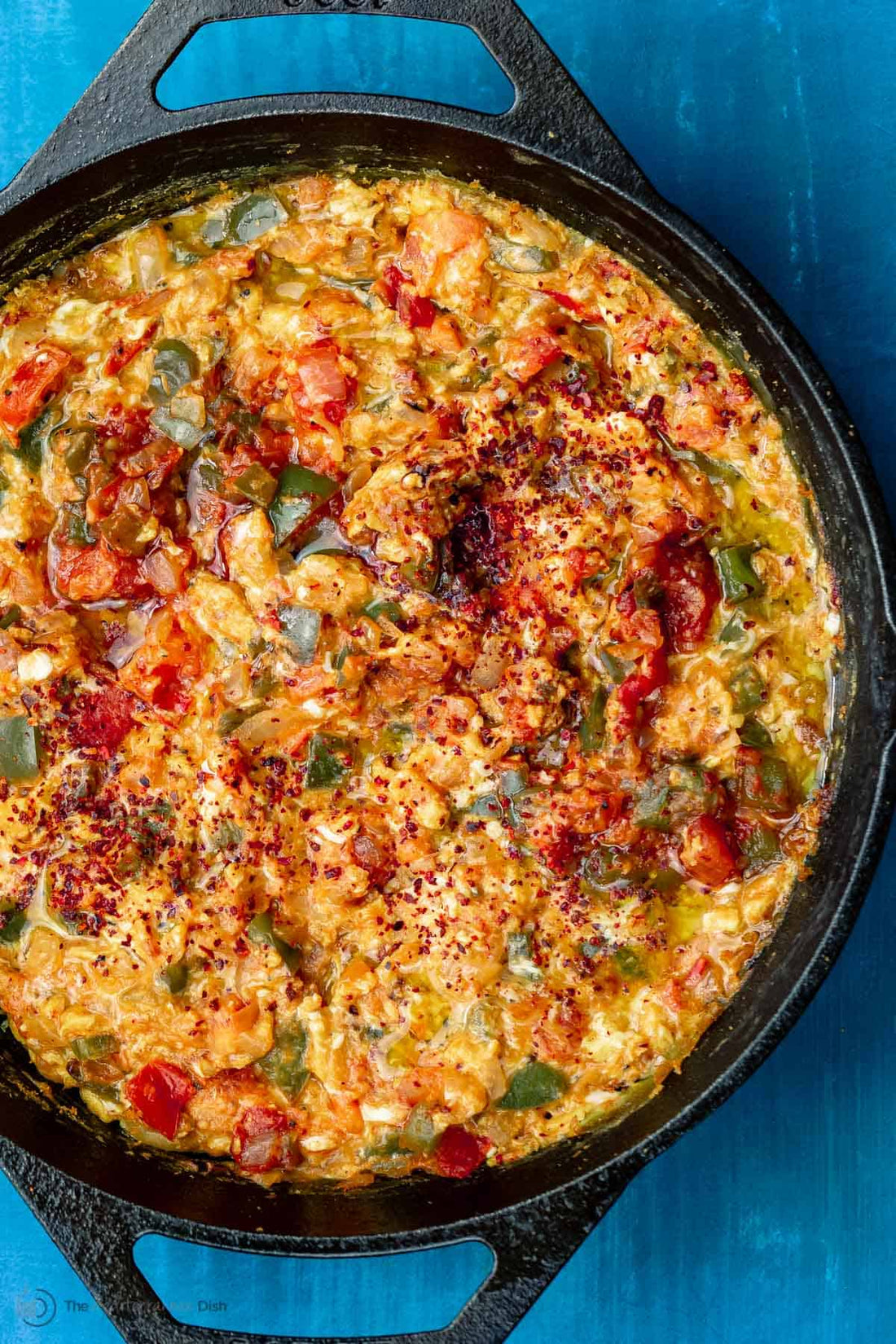 Menemen Recipe (Turkish Scrambled Eggs with Tomatoes)