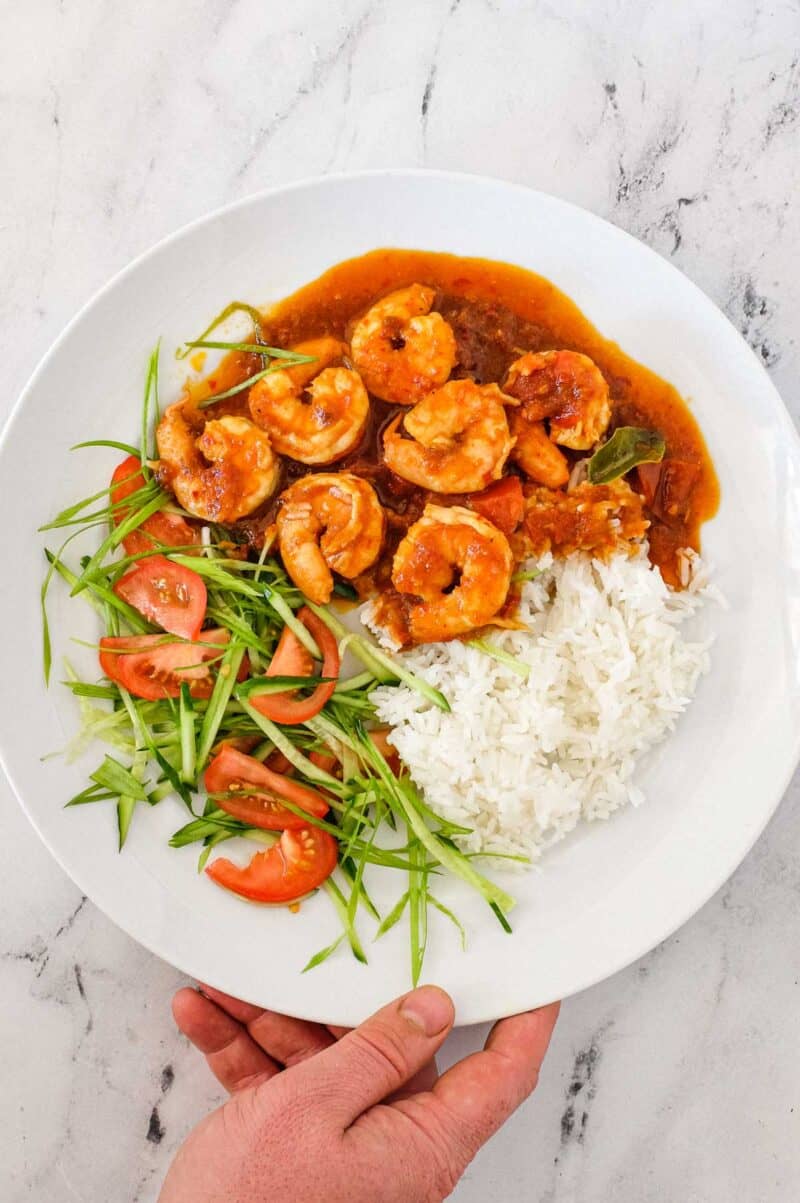 Sambal Udang (Sambal Prawns)