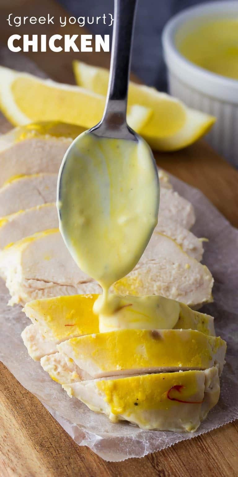 Greek Yogurt Chicken with Saffron and Garlic