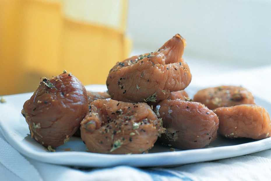 Poached Kalamata Figs with Oregano