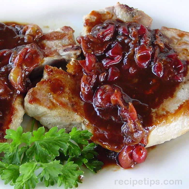 Gooseberry Glazed Pork Chops Recipe