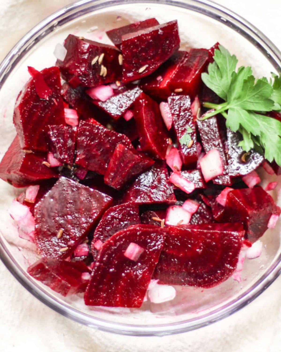 Easy German Beet Salad (Rote Beete Salad)